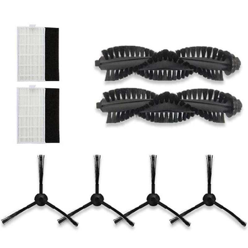 Main Brush Side Brush Hepa Filter for Ilife A4s Robot Vacuum Cleaner