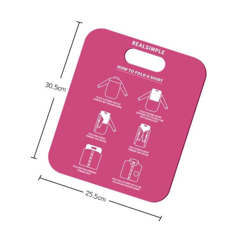 4pcs Fast Folding Board for Adult Lazy Stacking Clothes Tool-white