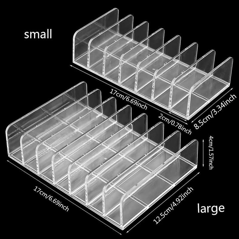 2 Pack Eyeshadow Makeup Palette Organizer, Eyeshadow Storage (2 Size)