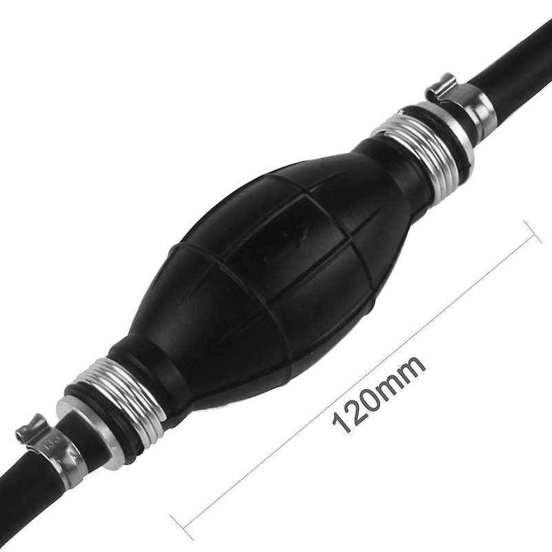 8mm Yacht Boat Outboard Motor Oil Tank Valve Manual Pump Fuel Pipe