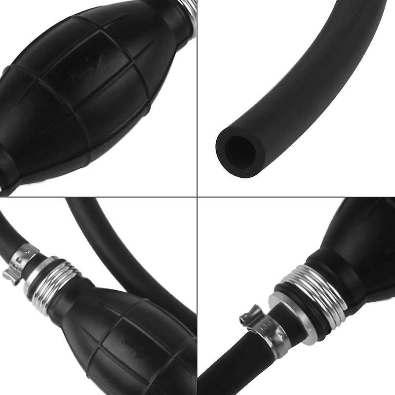 8mm Yacht Boat Outboard Motor Oil Tank Valve Manual Pump Fuel Pipe