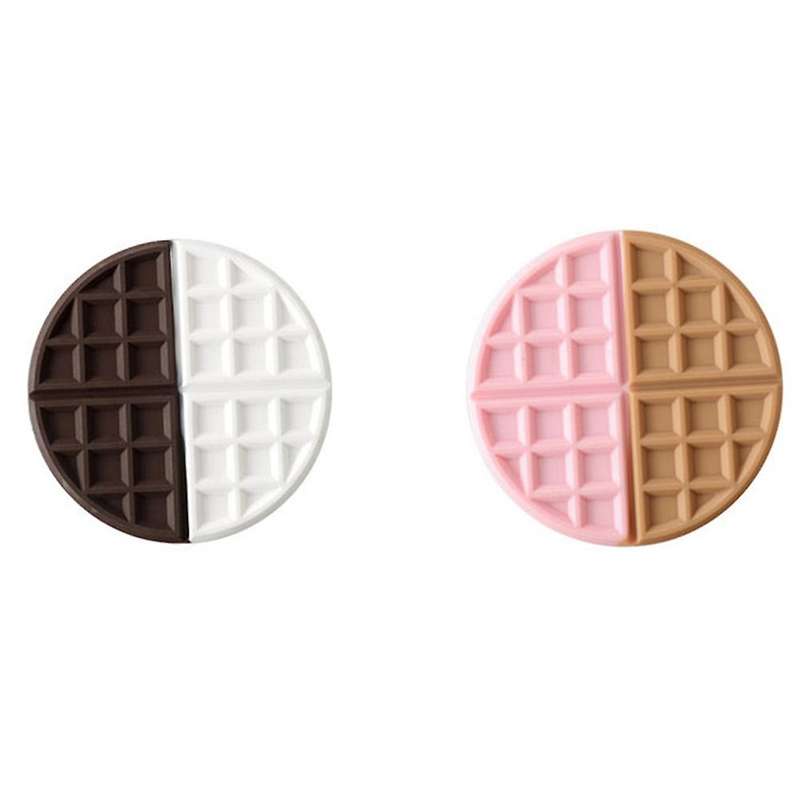2pcs Silicone Pot Holders - Silicone Trivets for Hot Pots and Pans