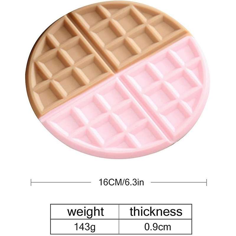 2pcs Silicone Pot Holders - Silicone Trivets for Hot Pots and Pans