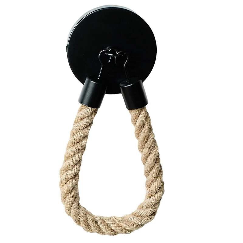 Nautical Rope Toilet Paper Vintage Wall-mounted Towel Rack Decor