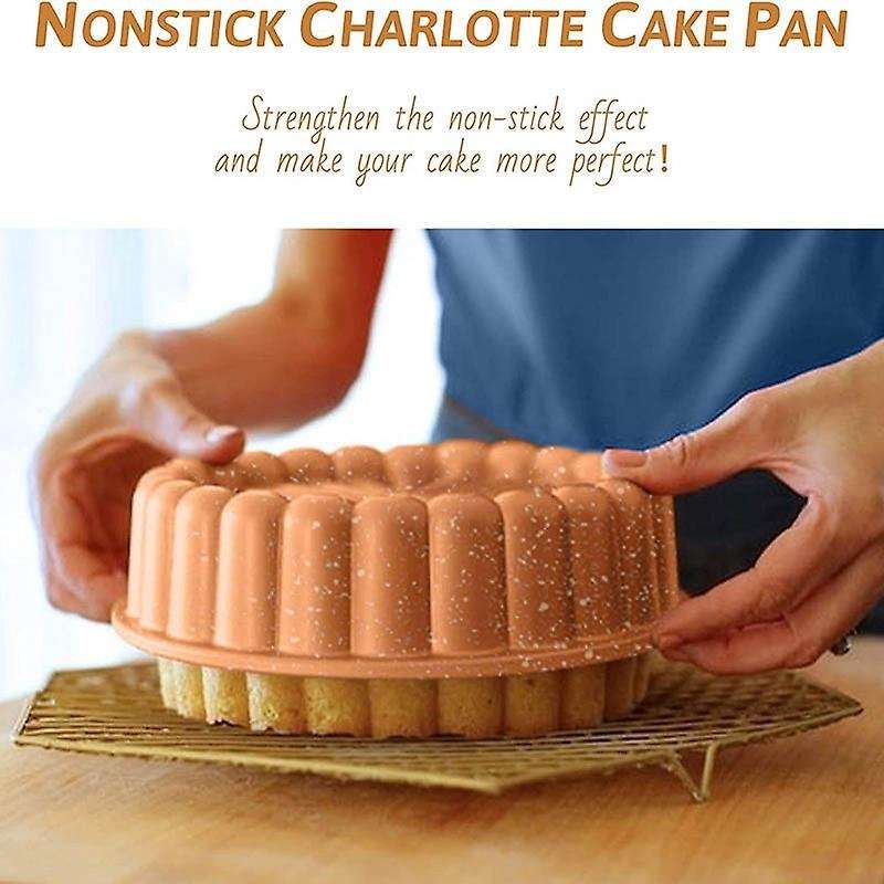 Cake Pan,non-stick Coating,aluminium Charlotte Cake Mold, 9.5inch A