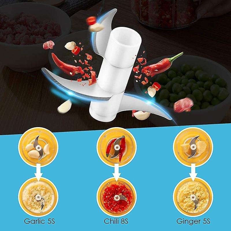 Mini Electric Garlic Chopper, Multi-function Portable Electric Food