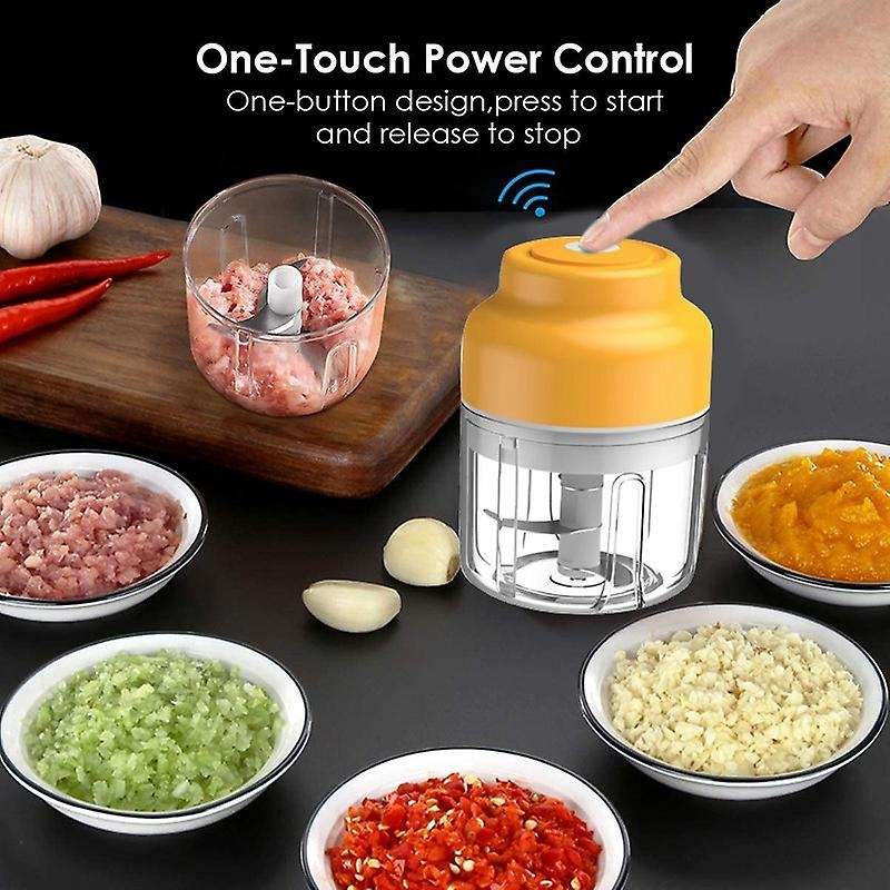 Mini Electric Garlic Chopper, Multi-function Portable Electric Food