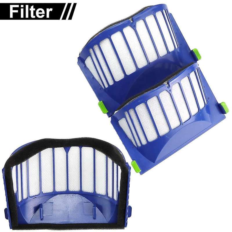 Roller Brush Side Brushes Hepa Filters for Irobot Roomba 600 Series