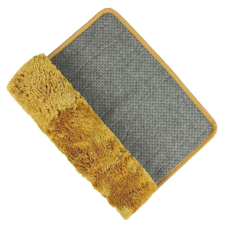 Long Hair Thick Carpet Ins Fresh Bedroom Bedside Blanket,turmeric