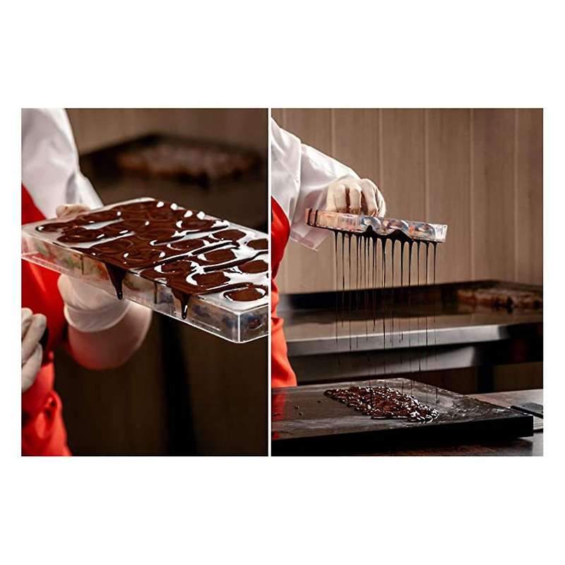 2 Pack Polycarbonate Chocolate Mold for Jelly,truffle,sweets,bonbons