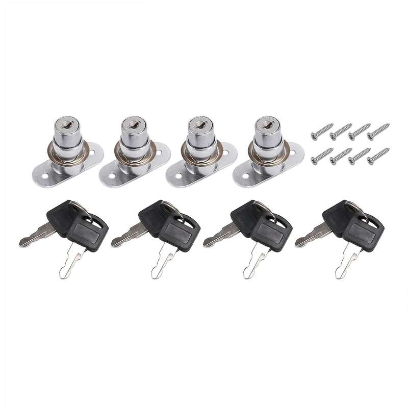 Drawer Desk Lock, 3/4inch Cylinder Diameter 7/8inch Cylinder Length