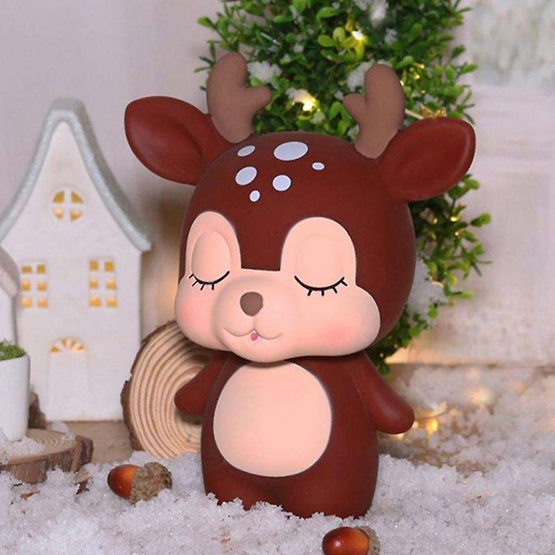 Deer Piggy Bank Cartoon Cute Coin Bank Money Box Piggy Bank Pink