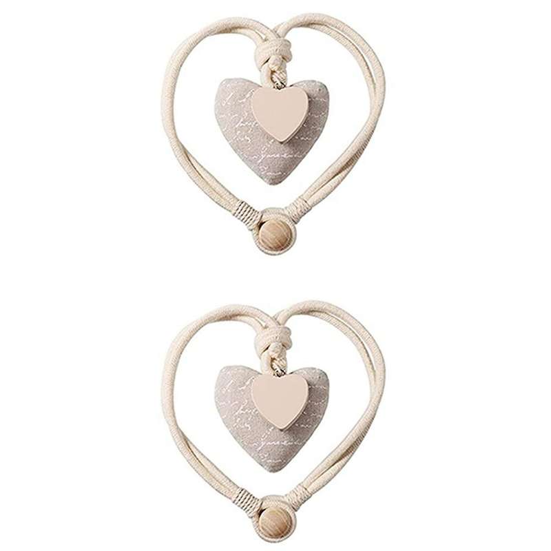 2 Packs Of Magnetic Soft Curtain Tie Cotton Hand-woven Tie Buckle