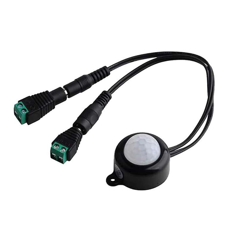 2 Packs Dc 5-24v Pir Infrared Activated Touchless Sensor with Timer
