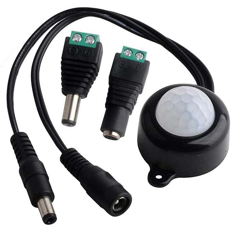 2 Packs Dc 5-24v Pir Infrared Activated Touchless Sensor with Timer