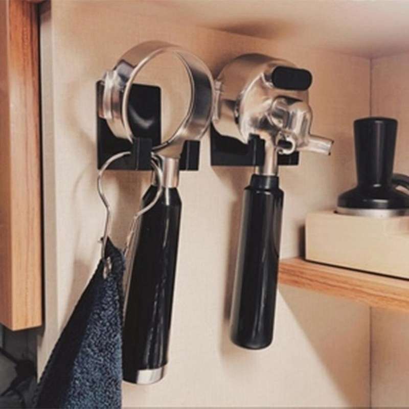 51mm/54mm/58mm Coffee Portafilter Rack Coffee Filter Holder, Black