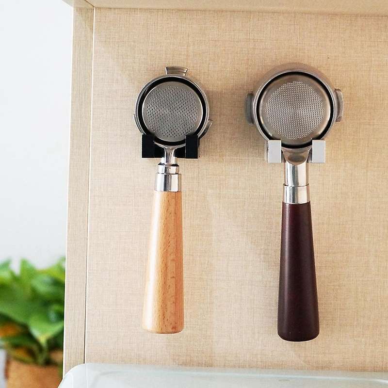 51mm/54mm/58mm Coffee Portafilter Rack Coffee Filter Holder, Black