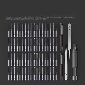 [2021 New] JIMI JM-GNT80 80 In 1 Precision Screwdrivers Multi-used DIY Repair Screw Driver 72PC S2