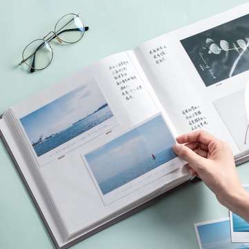 [From XM ] Self Adhesive Photo Album Nusign Scrapbook Album Photo Book Wedding Guest Book DIY Annive