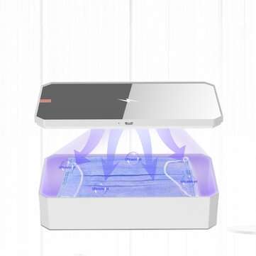 [Wireless Charging] Corfu XD01 UV Ultraviolet Sterilization Box Watch Glasses Jewelry Masks Disinfec
