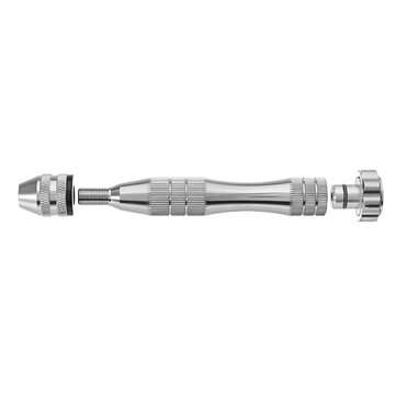 0.6-3.0mm Mini Hand Drill With 10pcs 0.8-3mm Twist Drill Bits Set Wood Bodhi Plastic Drilling Tool