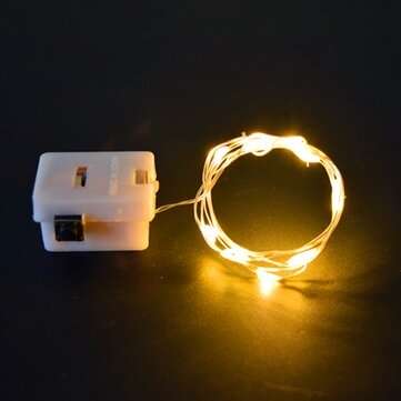0.5M/1M/2M Battery Powered LED Garland String Light Copper Wir... (COLOR.: WARMWHITE | LENGTH: 0.5M)