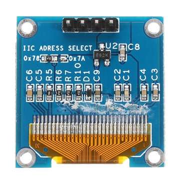 0.96 Inch 4Pin White LED IIC I2C OLED Display With Screen Protection Cover Geekcreit for Arduino - p