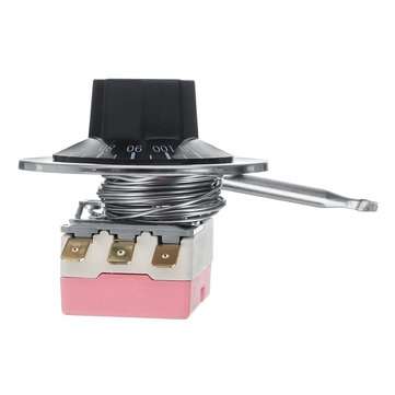 0-120C Universal Capillary Thermostat Temperature Controller Cooling Car Radiator Fan Control Swit