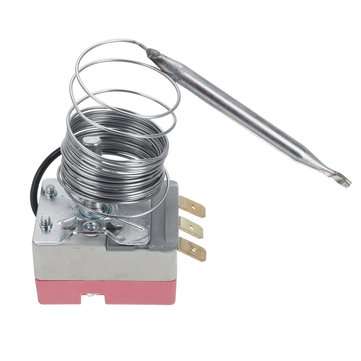 0-120C Universal Capillary Thermostat Temperature Controller Cooling Car Radiator Fan Control Swit
