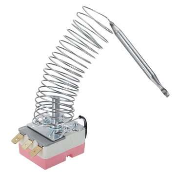 0-120C Universal Capillary Thermostat Temperature Controller Cooling Car Radiator Fan Control Swit