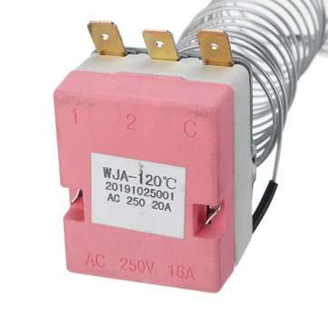 0-120C Universal Capillary Thermostat Temperature Controller Cooling Car Radiator Fan Control Swit