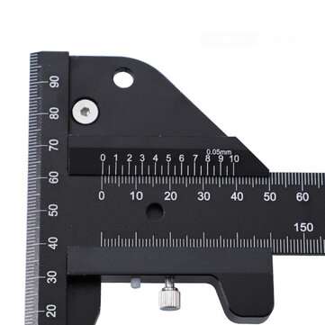 0-210mm Metric Scriber Gauge Aluminum Alloy Multi-Function Mark Line Woodworking Ruler Framing Tool
