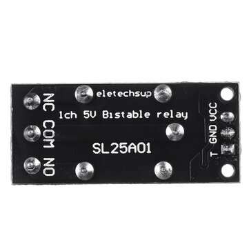 1 Channel 5V Bistable Self-locking Relay Module Button MCU Low-level Control Switch Board