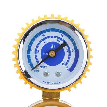 0-25 MPA Argon Meter Mig Flow Pressure Gauge Gas AR/CO2 Regulators Welding Weld