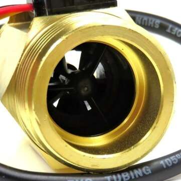1 Inch Water Flow Sensor Hall Sensor Switch Flow Meter DN25 Brass Water Meter Industrial Turbine Flo