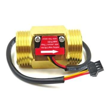 1 Inch Water Flow Sensor Hall Sensor Switch Flow Meter DN25 Brass Water Meter Industrial Turbine Flo