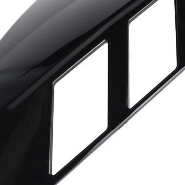 1 Pair Glossy Black Rear View Mirror Cap Cover Case Add on Side Mirror Car Modification For Audi A3