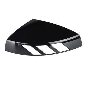 1 Pair Glossy Black Rear View Mirror Cap Cover Case Add on Side Mirror Car Modification For Audi A3