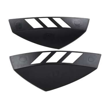 1 Pair Glossy Black Rear View Mirror Cap Cover Case Add on Side Mirror Car Modification For Audi A3