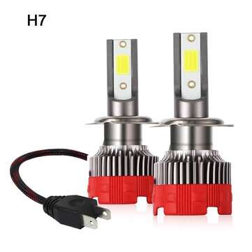 1 Pair LED Car Headlight Super Bright Car LED Bulbs H1 H4 H7 H11 9005 9006 50W 8000LM ... (TYPE: H7)