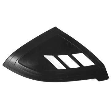 1 Pair Glossy Black Rear View Mirror Cap Cover Add On Case Side Mirror Car Modification For AUDI A4