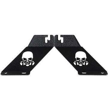 1 Pair 20inch LED Light Bar Hood Mounting Brackets Fit for 07-16 Jeep Wrangler
