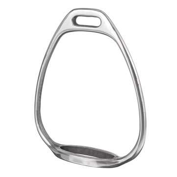 1 Pair Stainless Steel Double Bent Leg Safety Stirrups Horse Saddle Riding