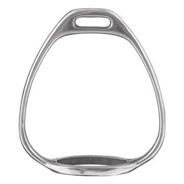 1 Pair Stainless Steel Double Bent Leg Safety Stirrups Horse Saddle Riding