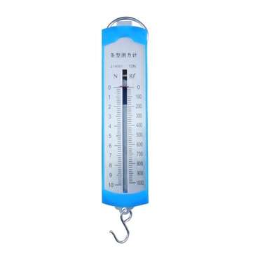 1 Pcs 10N Bar Box Spring Dynamometer Meter Force Gauge Balance Physics Experiments School Teaching I