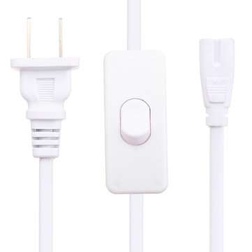 1.5M T4 T5 T8 Tube Connector Cable Cord US Plug Line for LED Fluorescent Grow Light Bar