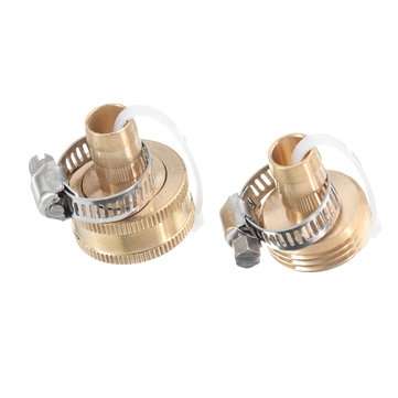 1/2 `` NPT Brass Male Female Connector Garden Hose Repair Quick Connect Water Pipe Fittings Car Wash