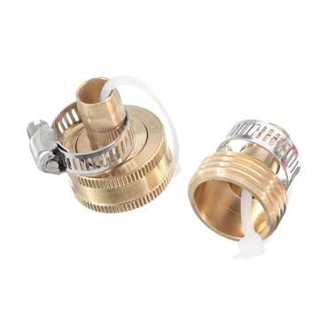 1/2 `` NPT Brass Male Female Connector Garden Hose Repair Quick Connect Water Pipe Fittings Car Wash
