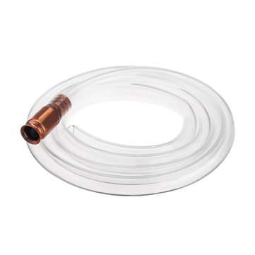1.92M Jiggler Shaker Siphon Anti-Static Hose Fuel Hose Silicone Hose Self Priming Tubing Brass Tip