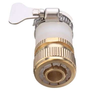 1/2 Inch Brass Tap Hose Pipe Quick Connector Adjustable Mixer Faucet Adapter